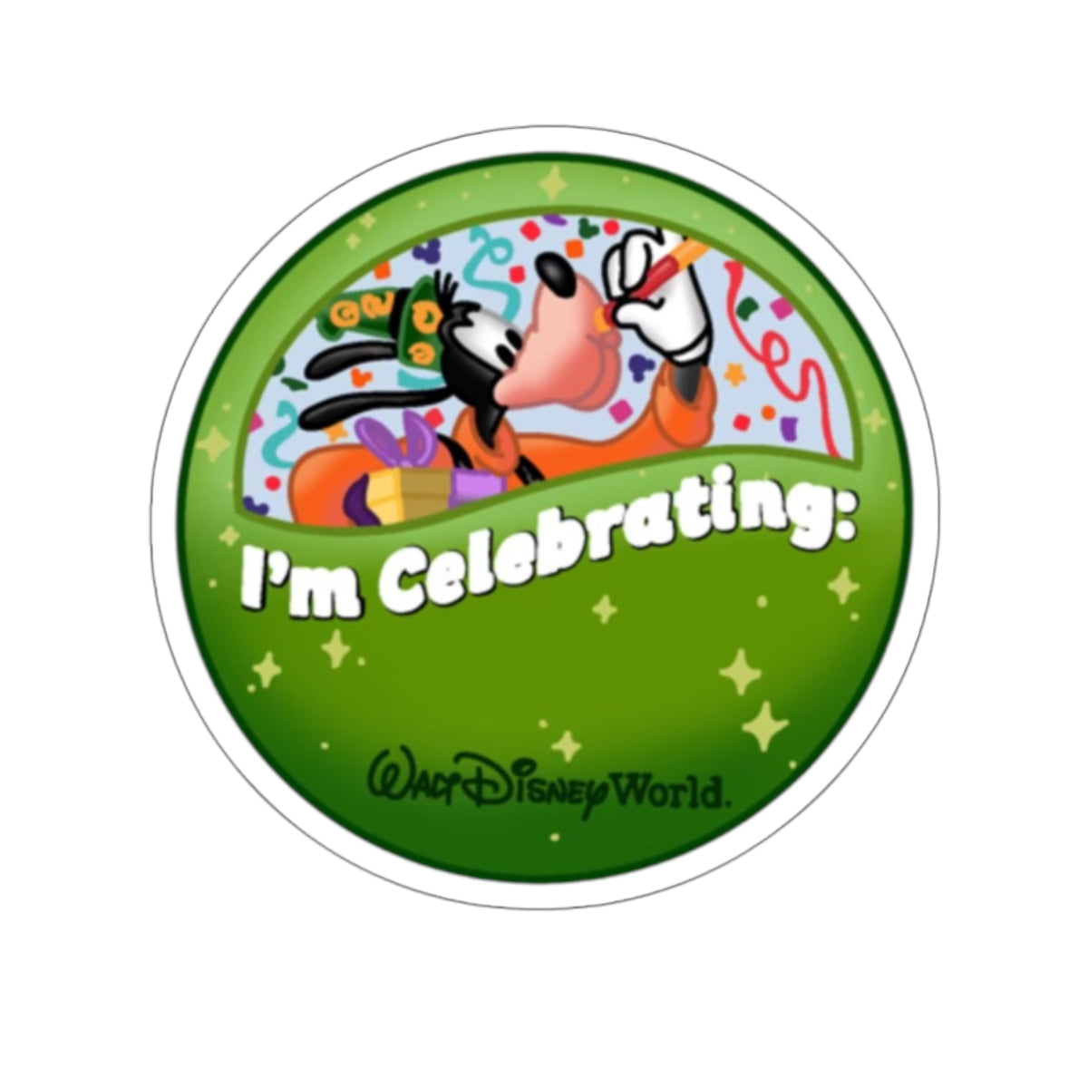 I'm Celebrating Sticker