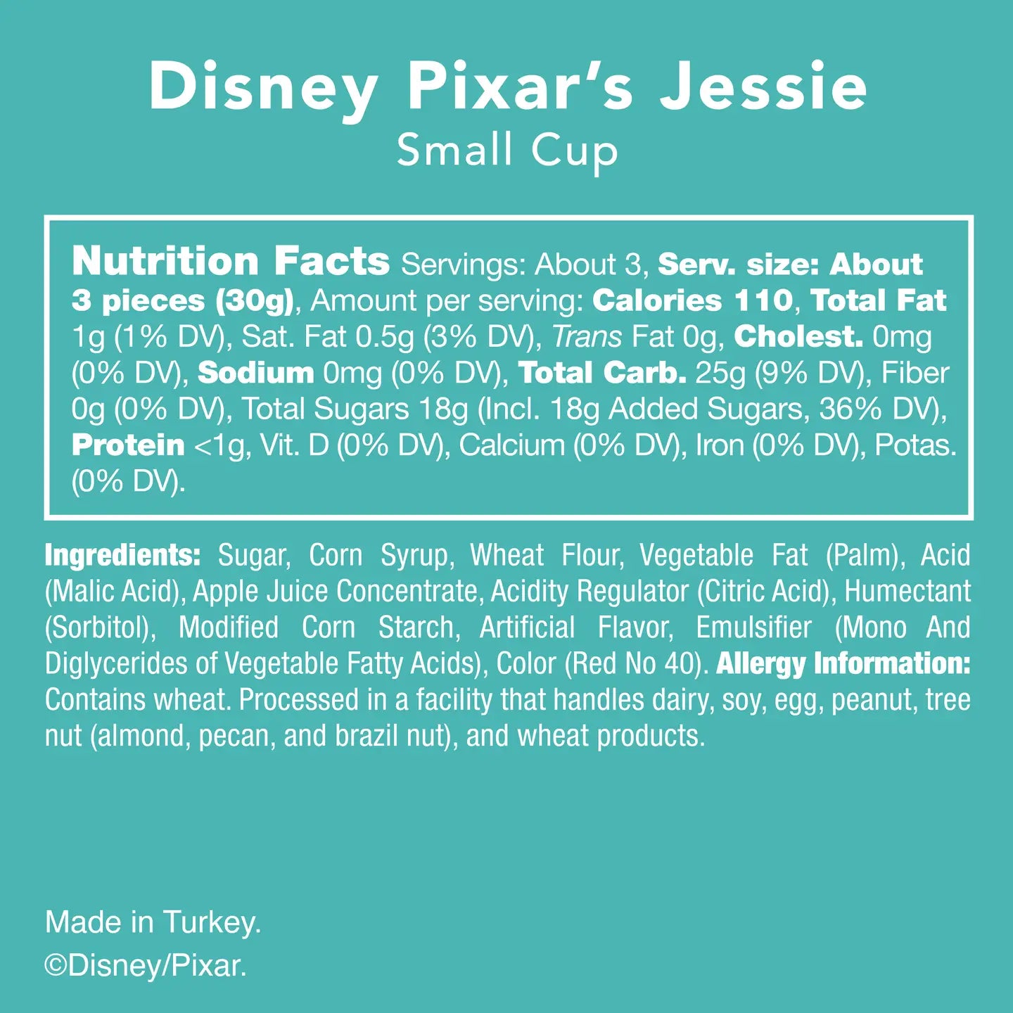 Disney Pixar Toy Story Gummies Jessie