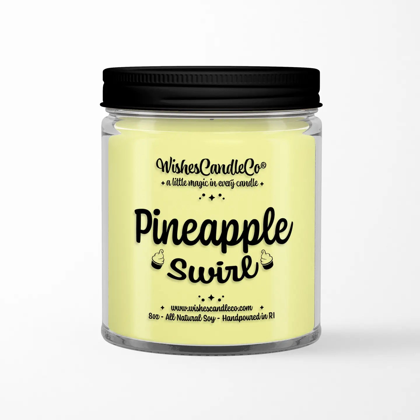 Pineapple Swirl 8oz Hidden Pin Candle