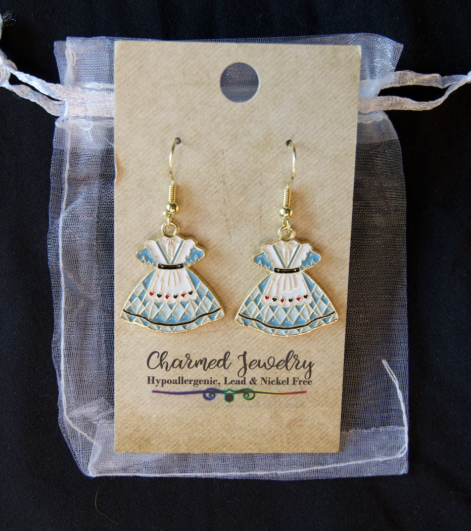 Alices Dress Inspired Earrings