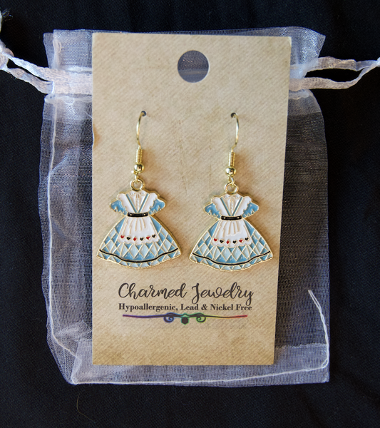 Alices Dress Inspired Earrings