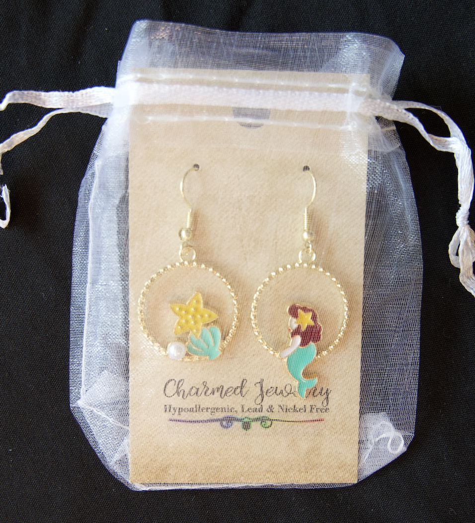 Ariel Inspired Earrings