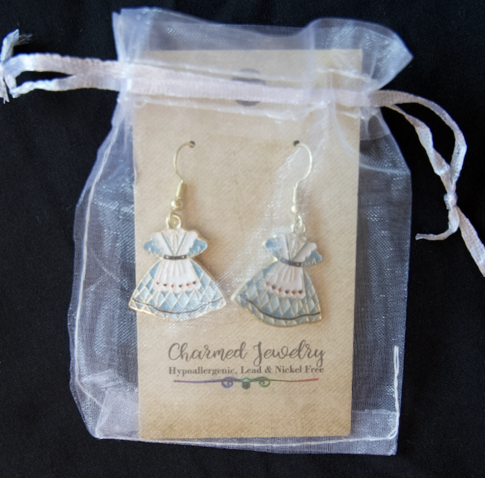 Alices Dress Inspired Earrings