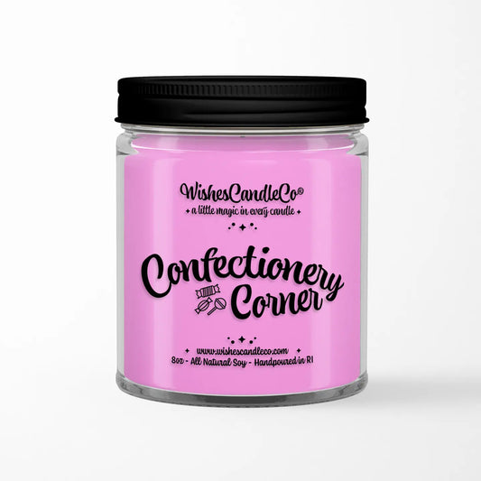 Confectionery Corner 8oz Candle with Hidden Pin Inside