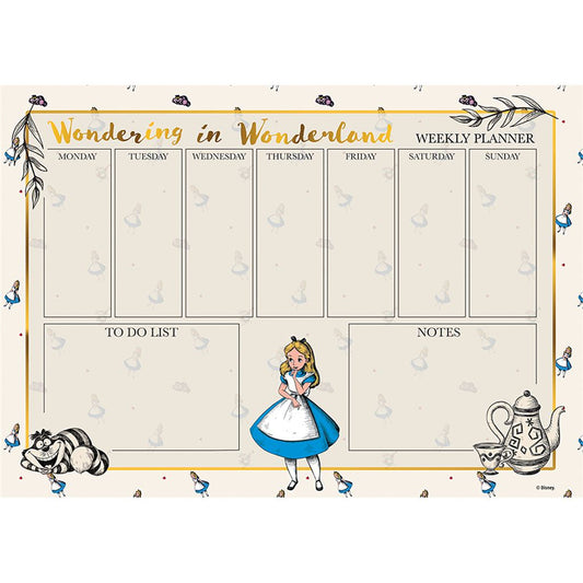 Alice in Wonderland Weekly Planner