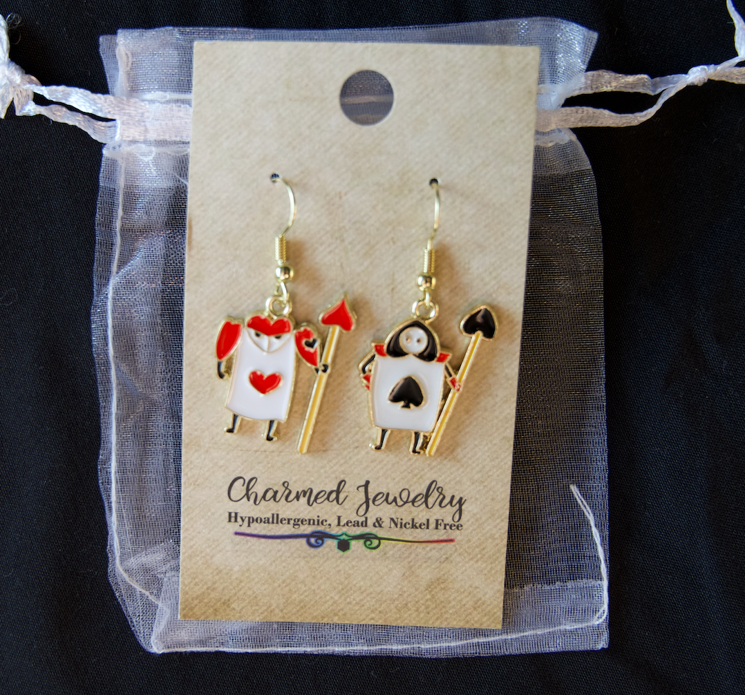 Card Soilder Inspired Earrings